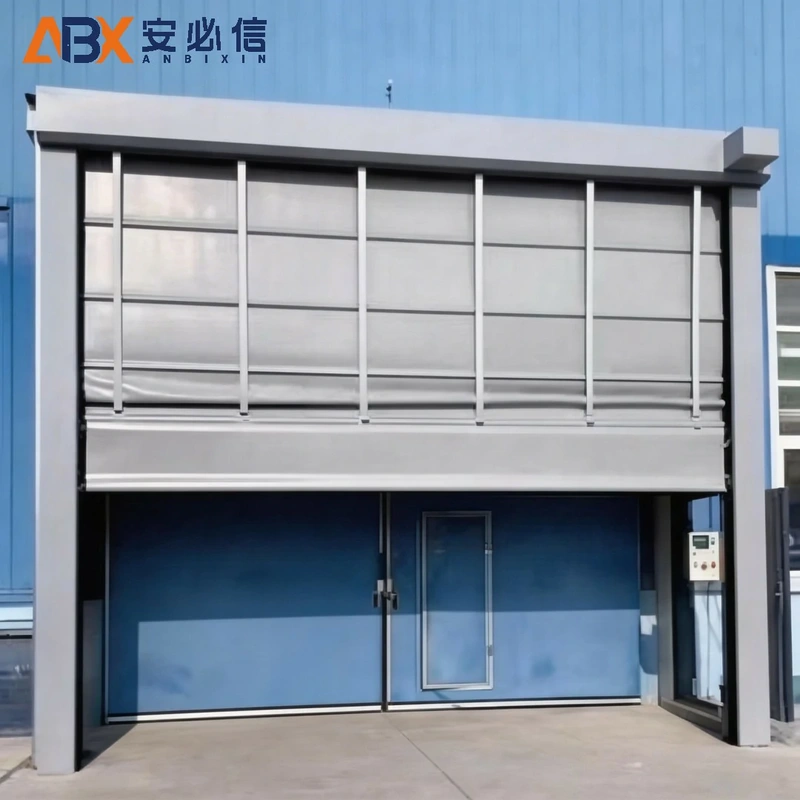 PVC 堆积门